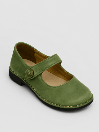Mary Jane Schuhe Damen mit Riemen - Cecile LavelleGrün