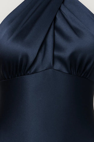 Maxikleid Festlich Neckholder - Cecile LavelleDunkelblau