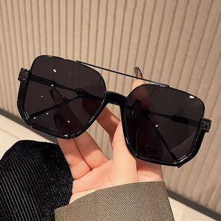 Noah – Oversize - Piloten - Sonnenbrille mit Doppelsteg und Farbverlaufsgläsern - Cecile LavelleSchwarz