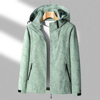 Outdoor Jacke Damen Bedruckt - Cecile LavelleSalbeigrün