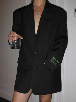 Oversize Blazer Damen - Cecile LavelleSchwarz