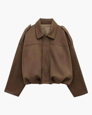Oversize Jacke Damen - Cecile LavelleBraun
