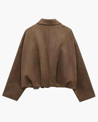 Oversize Jacke Damen - Cecile LavelleBraun
