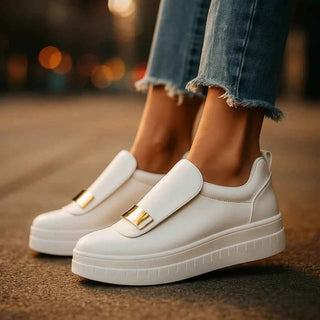 Plateau Loafer Damen - Cecile LavelleWeiß