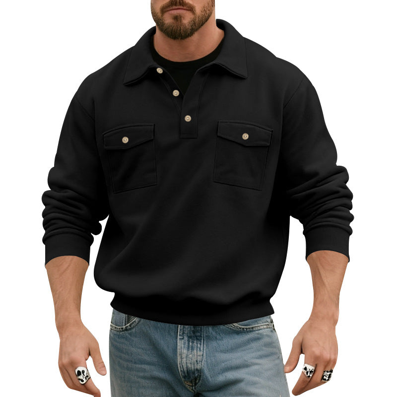 Men's Long-Sleeve Polo Shirt