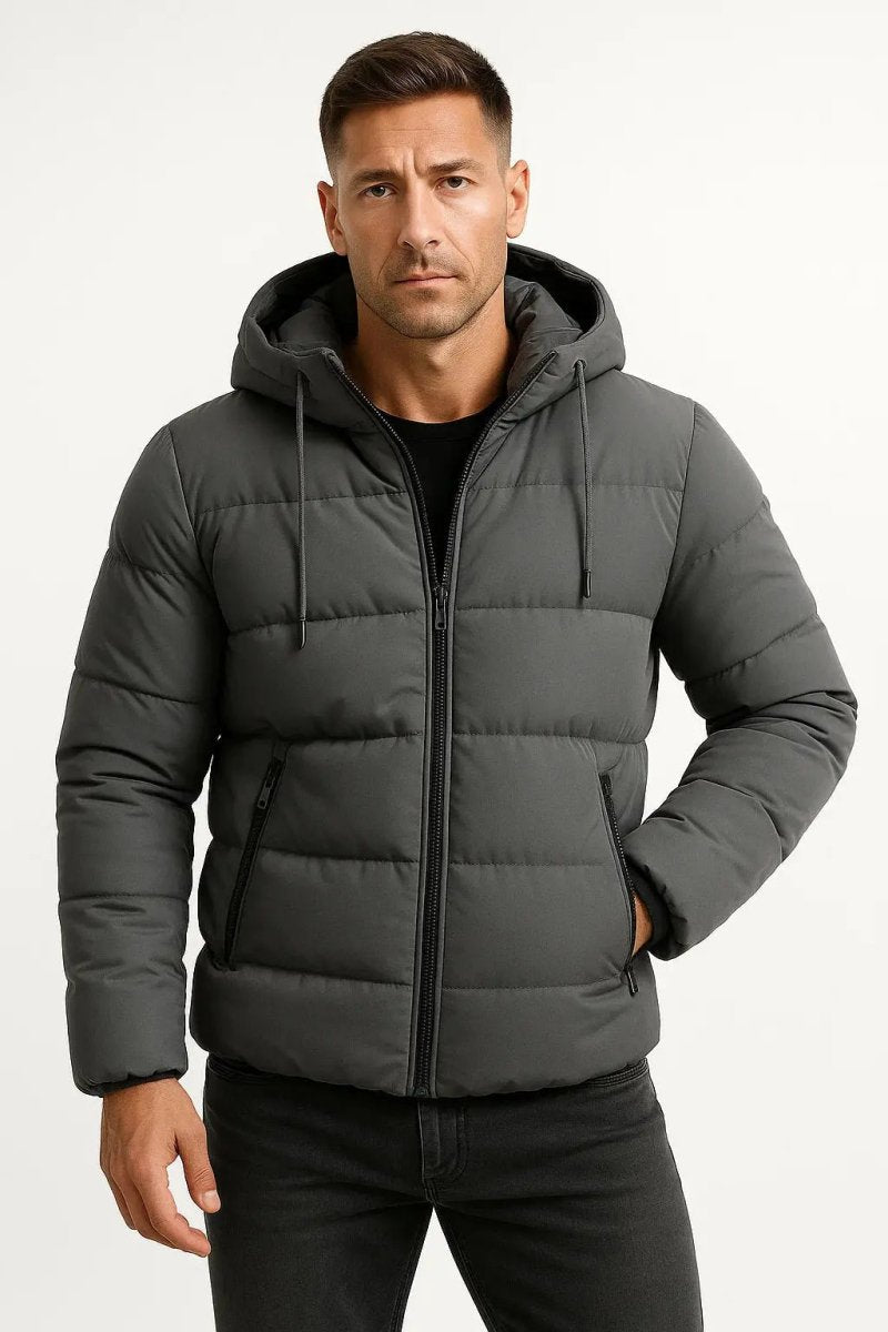 Men’s hooded puffer jacket