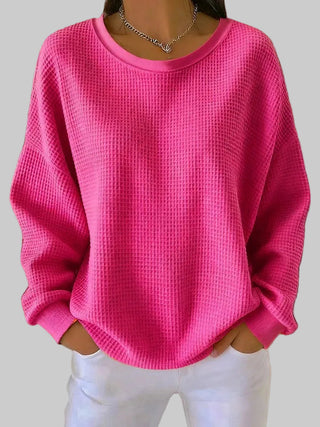 Pullover Damen Oversized in Fuchsia