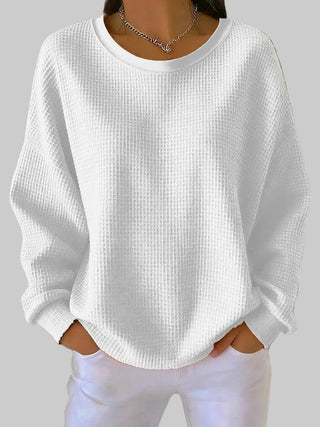 Pullover Damen Oversized in Weiß