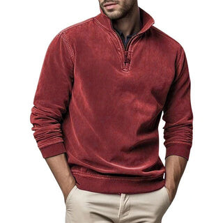 Pullover Herren mit Stehkragen - Cecile LavelleRot
