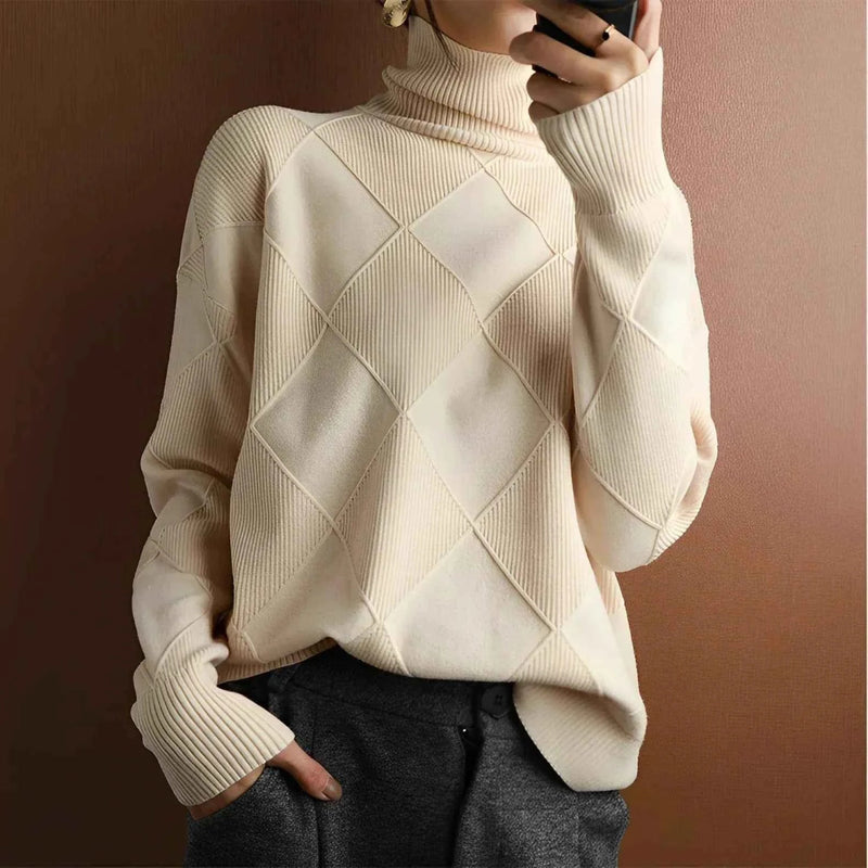 Simple turtleneck sweater