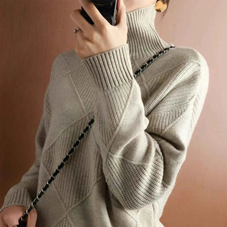 Schlichter Rollkragenpullover - Cecile LavelleGelb
