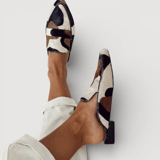 Spitze Mules Mit Blockabsatz Und Animal Muster - Cecile Lavelle34