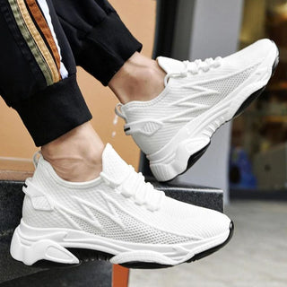 Sportliche Herren Sneaker Mit Dämpfender Sohle - Cecile LavelleWeiß