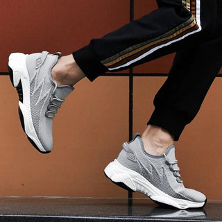 Sportliche Herren Sneaker Mit Dämpfender Sohle - Cecile LavelleGrau
