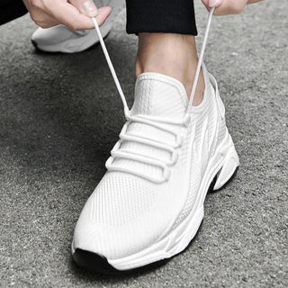 Sportliche Herren Sneaker Mit Dämpfender Sohle - Cecile LavelleWeiß