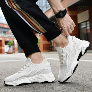 Sportliche Herren Sneaker Mit Dämpfender Sohle - Cecile LavelleWeiß