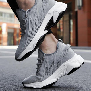 Sportliche Herren Sneaker Mit Dämpfender Sohle - Cecile LavelleGrau