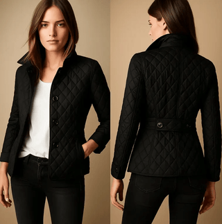 Steppjacke Damen Hüftlang Casual - Cecile LavelleWeiß