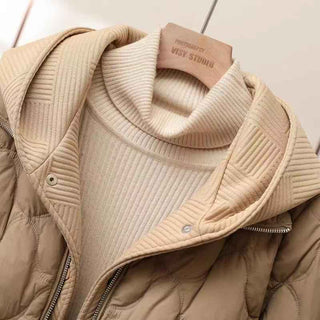 Steppjacke mit Kapuze - Cecile LavelleSchwarz