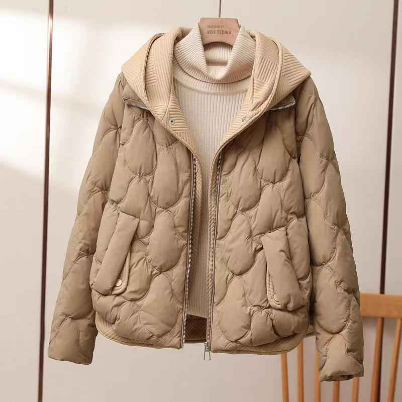 Quilted Jacket with Hood