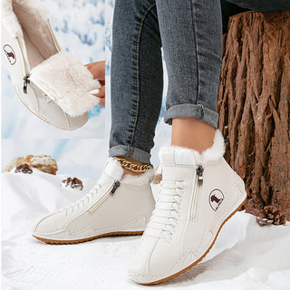 Stiefel Damen Gefüttert in Weiß