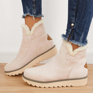 Stiefel Damen Warmfutter in Beige
