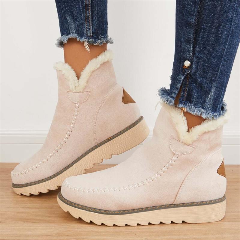 Women's warm lined winter boots