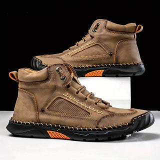 Stiefel Herren mit Profilsohle in Camel