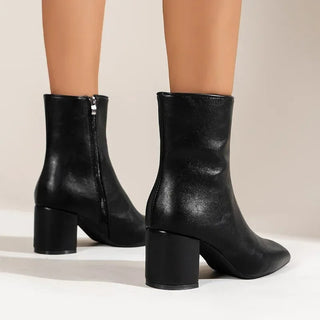 Stiefelette Damen Spitz Zehenpartie