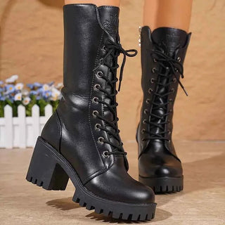 Stiefeletten Damen Reißverschluss - Cecile LavelleSchwarz
