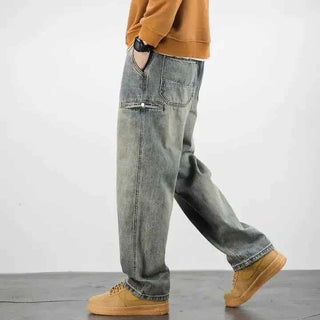 Stonewashed Jeans Herren - Cecile LavelleKieselgrau