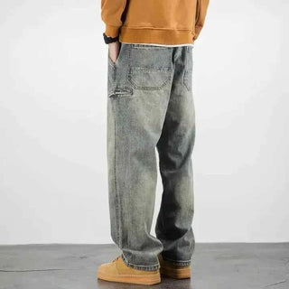 Stonewashed Jeans Herren - Cecile LavelleKieselgrau