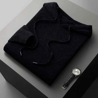 Strick Hoodie Herren - Cecile LavelleSchwarz
