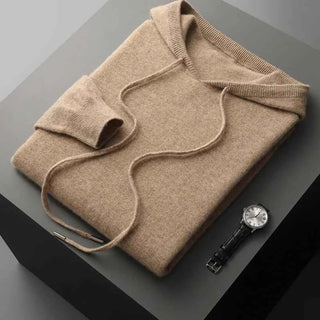 Strick Hoodie Herren - Cecile LavelleSchwarz