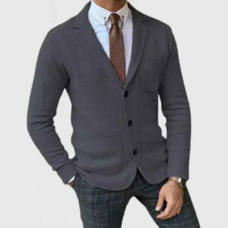 Strickblazer Für Herren - Cecile LavelleDunkelgrau