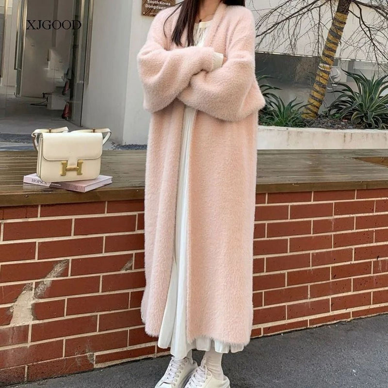 Long Open Front Cardigan