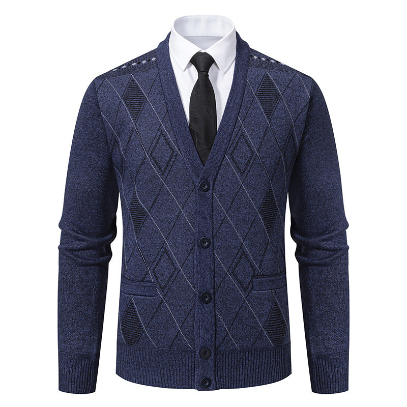 Men's V-Neck Cardigan