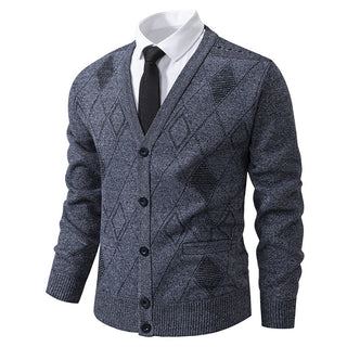 Strickjacke Herren V-Ausschnitt