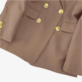 Taillierter Blazer mit Doppelreihe - Cecile LavelleSchwarz