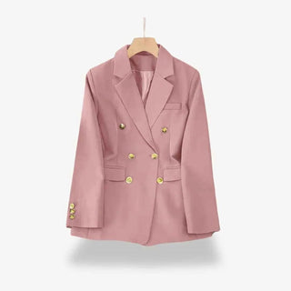 Taillierter Blazer mit Doppelreihe - Cecile LavelleHellrosa