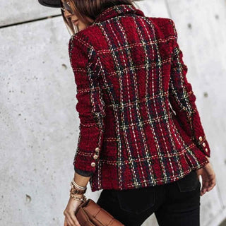 Taillierter Blazer mit klarer Linienführung - Cecile LavelleRot