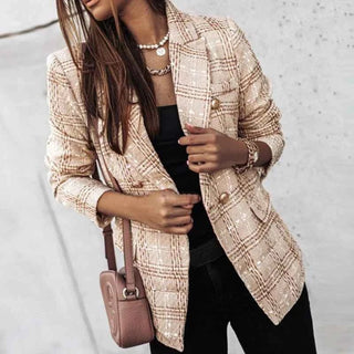 Taillierter Blazer mit klarer Linienführung - Cecile LavelleKhaki