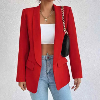 Taillierter Blazer mit Puristischem Schnitt - Cecile LavelleRot