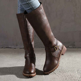 Trendige Damen Boots - Cecile LavelleDunkelbraun