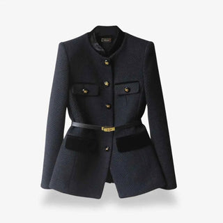 Tweed - Blazer tailliert geschnitten - Cecile LavelleSchwarz
