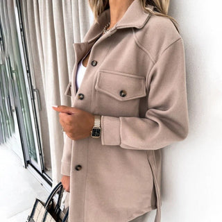 Übergangsjacke Hemdjacke - Cecile LavelleBeige