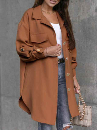 Übergangsjacke im Woll - Look - Cecile LavelleBraun