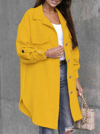 Übergangsjacke im Woll - Look - Cecile LavelleGelb
