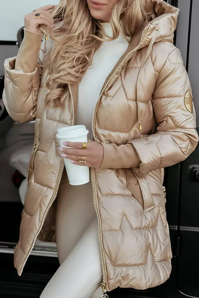 Women's transitional jacket with hood