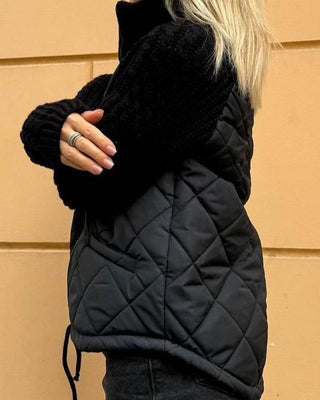 Übergangsjacke Damen mit Strickärmeln